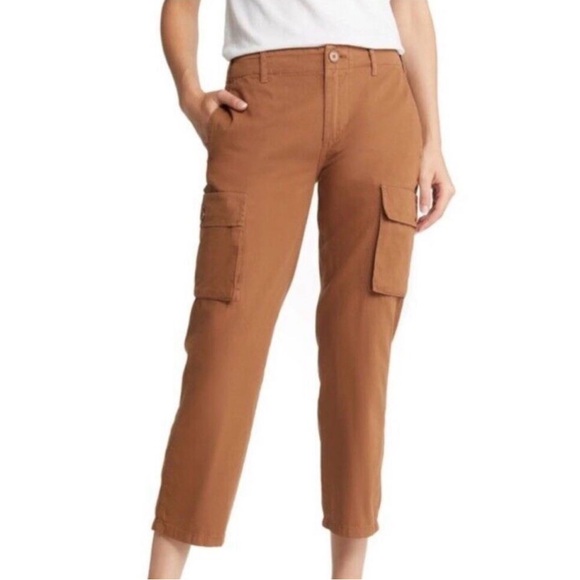 Frame Denim Pants - Frame Denim Relaxed Fit Utility Pants in Washed Latte, size 26